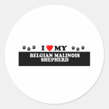 BELGIAN MALINOIS SHEHERD_ STICKERS