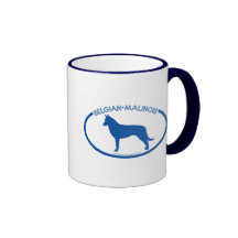 Belgian Malinois Silhouette Mug