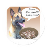 Belgian Malinois Turkey Round Sticker