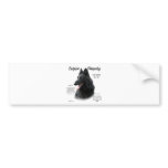 Belgian Sheepdog History Design bumper stickers