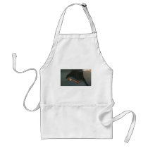 Belgian Shepherd with a Bone aka "The Black Wolf" Apron
