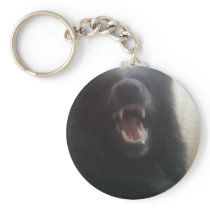 Belgian Shepherd's Teeth aka "The Black Wolf" Keychain