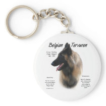 Belgian Tervuren Meet the Breed Keychain