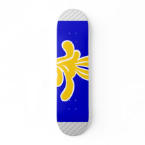 Belgium Brussels Flag Skate Board
