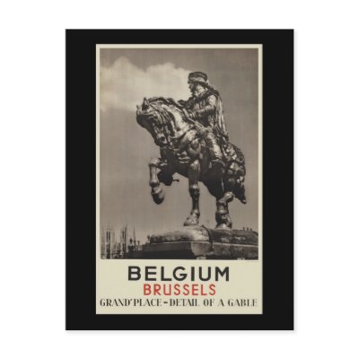 Belgium Brussels Postcard by vintage_cafe