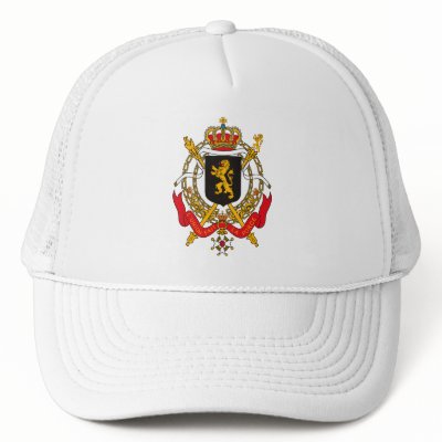 Belgium Coat of Arms Hat by FlagTshirts
