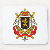 Belgium Coat of Arms Mousepad