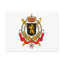 Belgium Coat of Arms Postcard