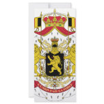 Belgium coat of arms rack cards