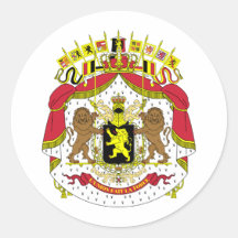Belgium Coat of Arms Sticker