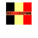 Belgium flag Absurdistan t-shirts