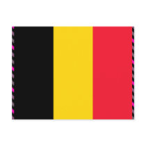 Belgium Flag Post Card