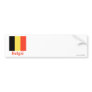 Belgium Flag with Name in Dutch Bumper Stickers