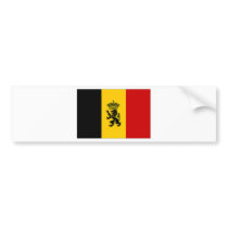 Belgium Government Ensign Flag Bumper Sticker