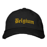 Belgium Hat Embroidered Baseball Cap