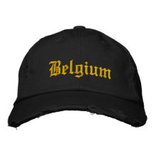 Belgium Hat Embroidered Baseball Cap
