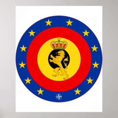 Belgium Military Forces, Belgium Print by bestflag