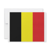 Belgium National Flag Personalized Invites