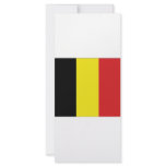 Belgium National Flag Full Color Rack Card