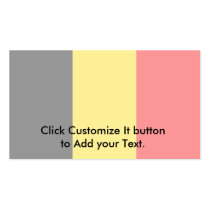 Belgium (State), Belgium Business Card Template