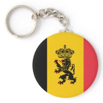 Belgium State Flag Keychain