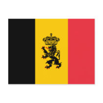 Belgium State Flag Postcard