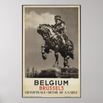 Belgium Vintage Travel Poster Ad Retro Prints