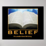 Belief. It's easier than thinking.