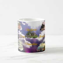 Believe, Affirm, Dream, Visualise Coffee Mugs