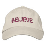 Believe Affirmation Inspirational Embroidered Cap Baseball Cap