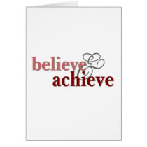 Believe and Achieve Cards