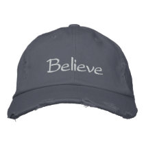 "Believe" Cap Embroidered Hats