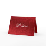 Believe Greeting Card