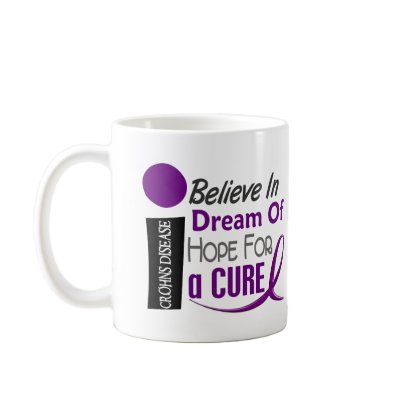 BELIEVE DREAM HOPE Crohn’s Disease T-Shirts & Appa Mugs by awarenessgifts