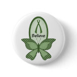 Believe- Green Awareness Pinback Buttons