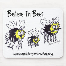 Believe In Bees Mousepad