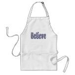 Believe in Checkerboard Apron