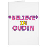 Believe in Oudin Card