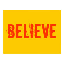 Believe - Inspire, Motivate, Pink Postcards