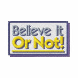 BELIEVE IT embroidered shirts