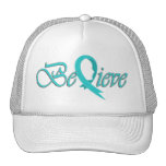 Believe (Light Blue Ribbon-Trucker) Trucker Hats