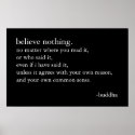 Believe Nothing posters