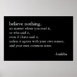 Believe Nothing posters