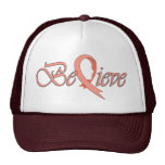 Believe (Peach Ribbon-Trucker) Mesh Hat