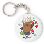 Believe Reindeer Keychains