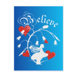 Believe Silhouette Fairy Postcard