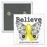 Believe Suicide Prevention Awareness Buttons