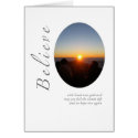 Believe Sunrise cards
