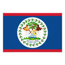 Belise - Belizean Flag Photograph