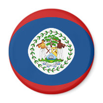 Belise Fisheye Flag Magnet